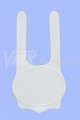 Front Number Plate 80-82 KTM 250-495 MC White